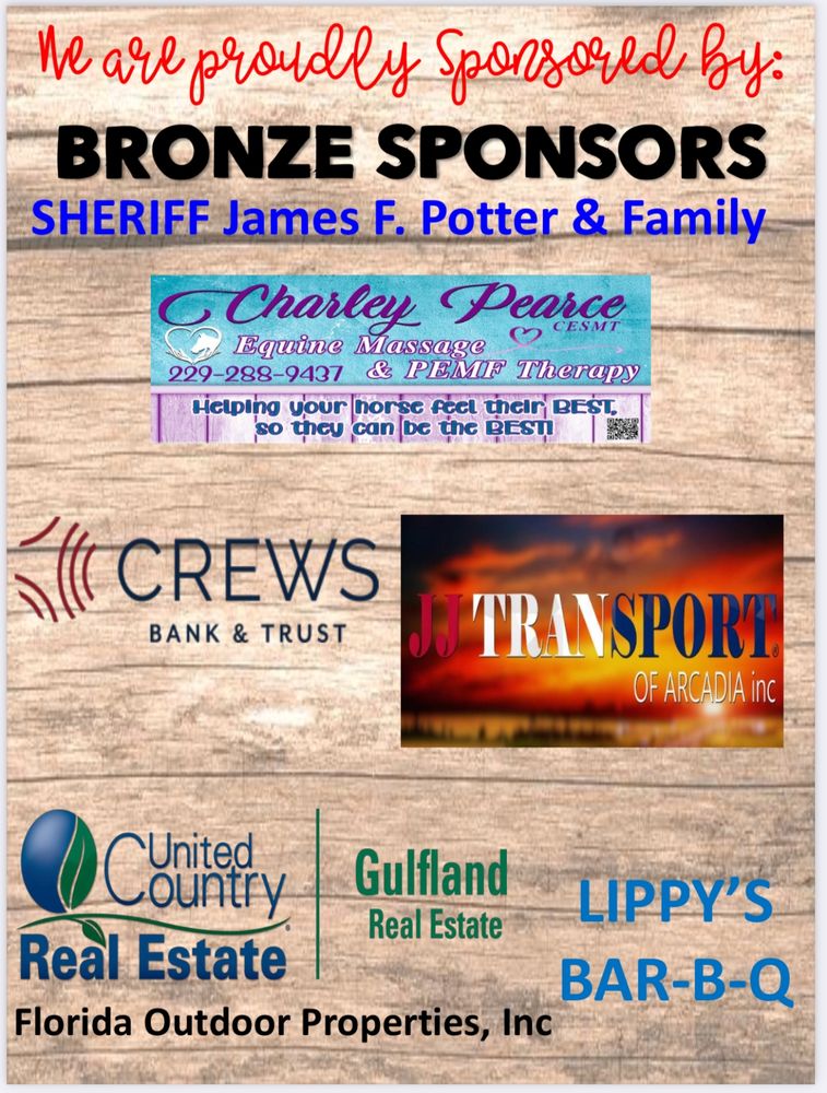 Arcadia Youth Rodeo Association Sponsors