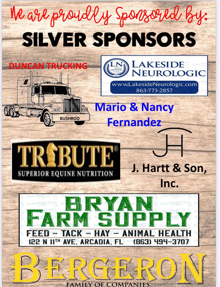 Arcadia Youth Rodeo Association Sponsors